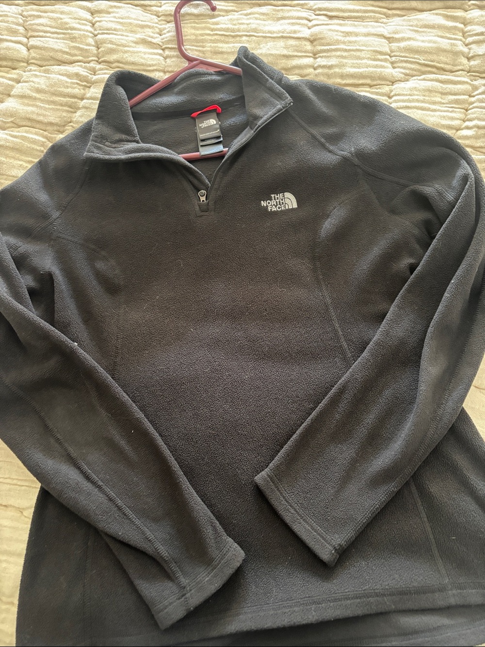 The North Face Black Womens  Half-Zip Fleece Pullover